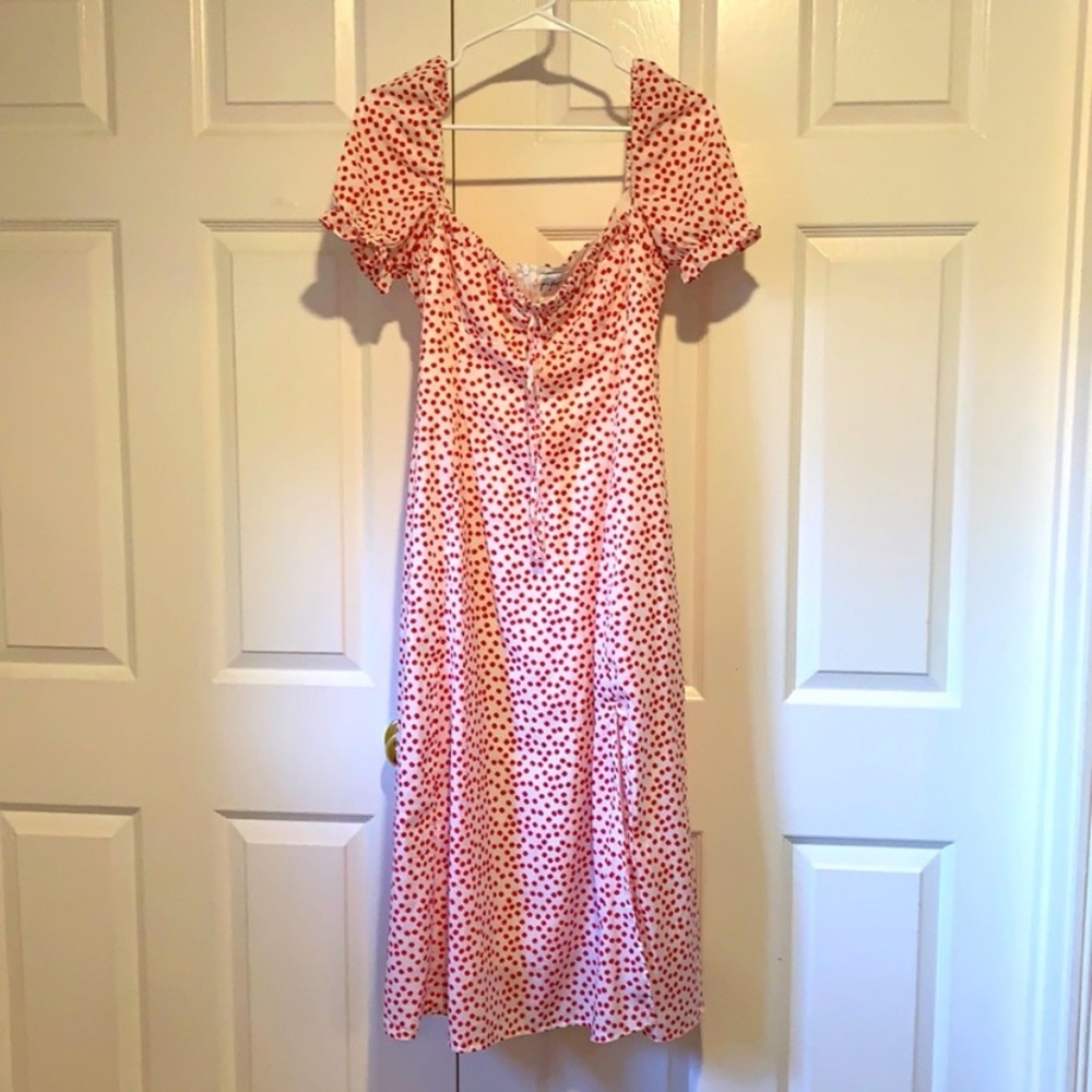 Princess Polly Off the Shoulder Midi Dress